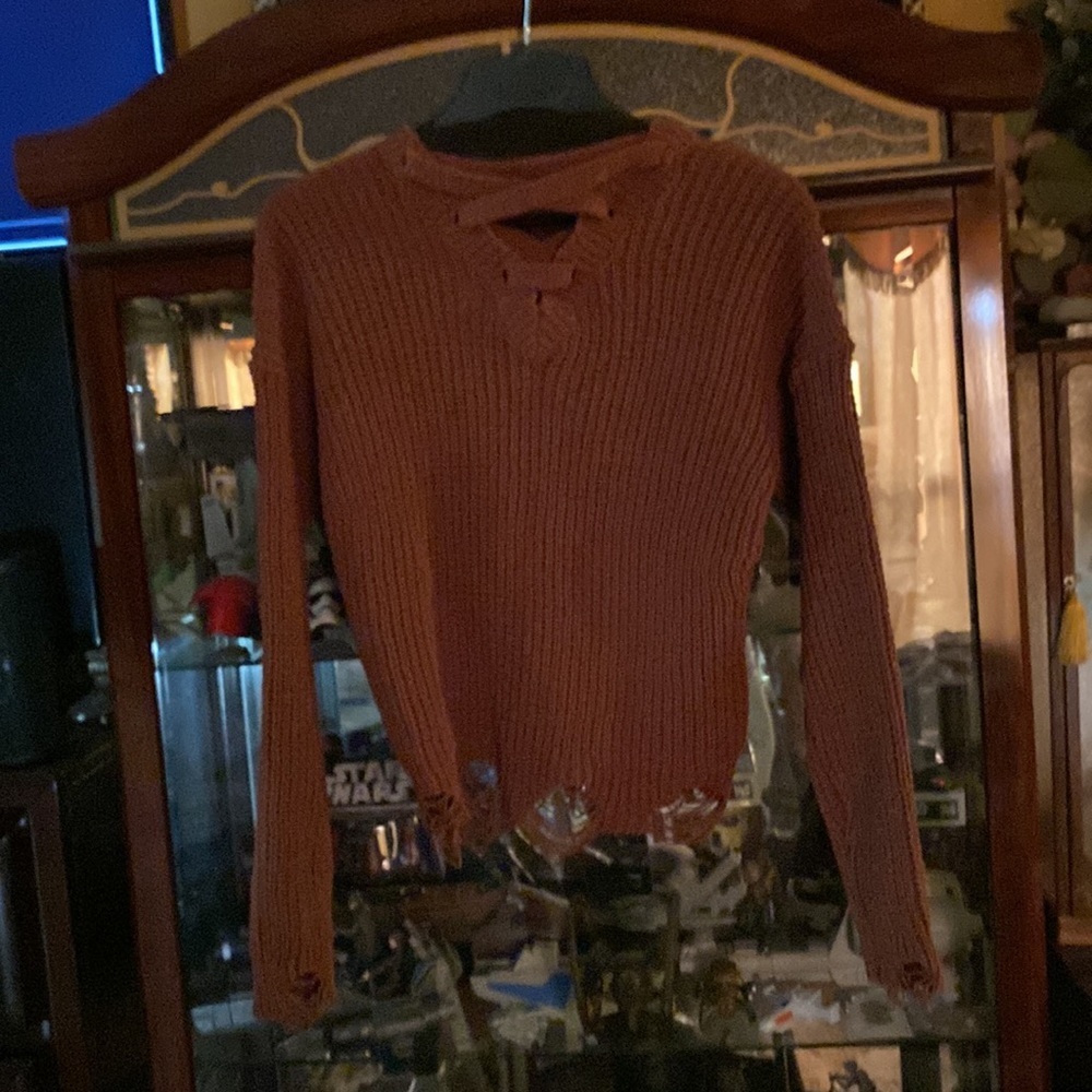 Derek Heart medium brown sweater - Picture 5 of 5